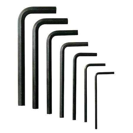 Urrea Industrial grande short L-type Hex Key Set 7Pc 4977M